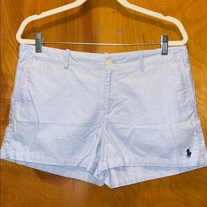 Chambray Polo Shorts